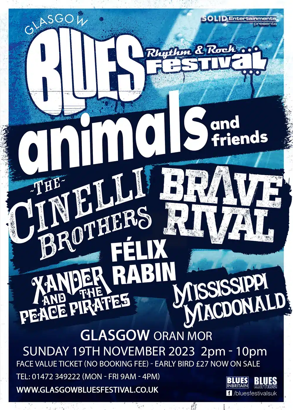 Glasgow Blues, Rhythm & Rock Festival Òran Mór